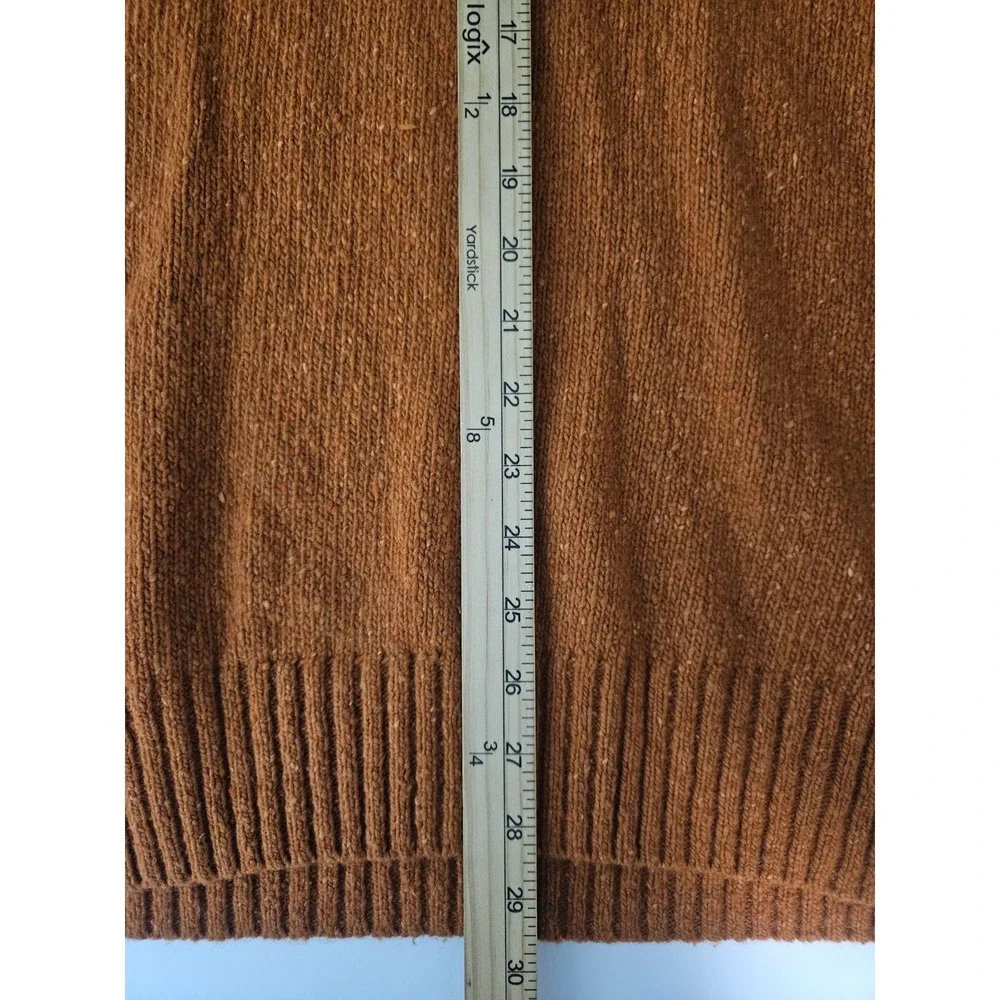 Polo Ralph Lauren Men's Wool Nylon Blend Crew Neck Sweater Orange 2XL